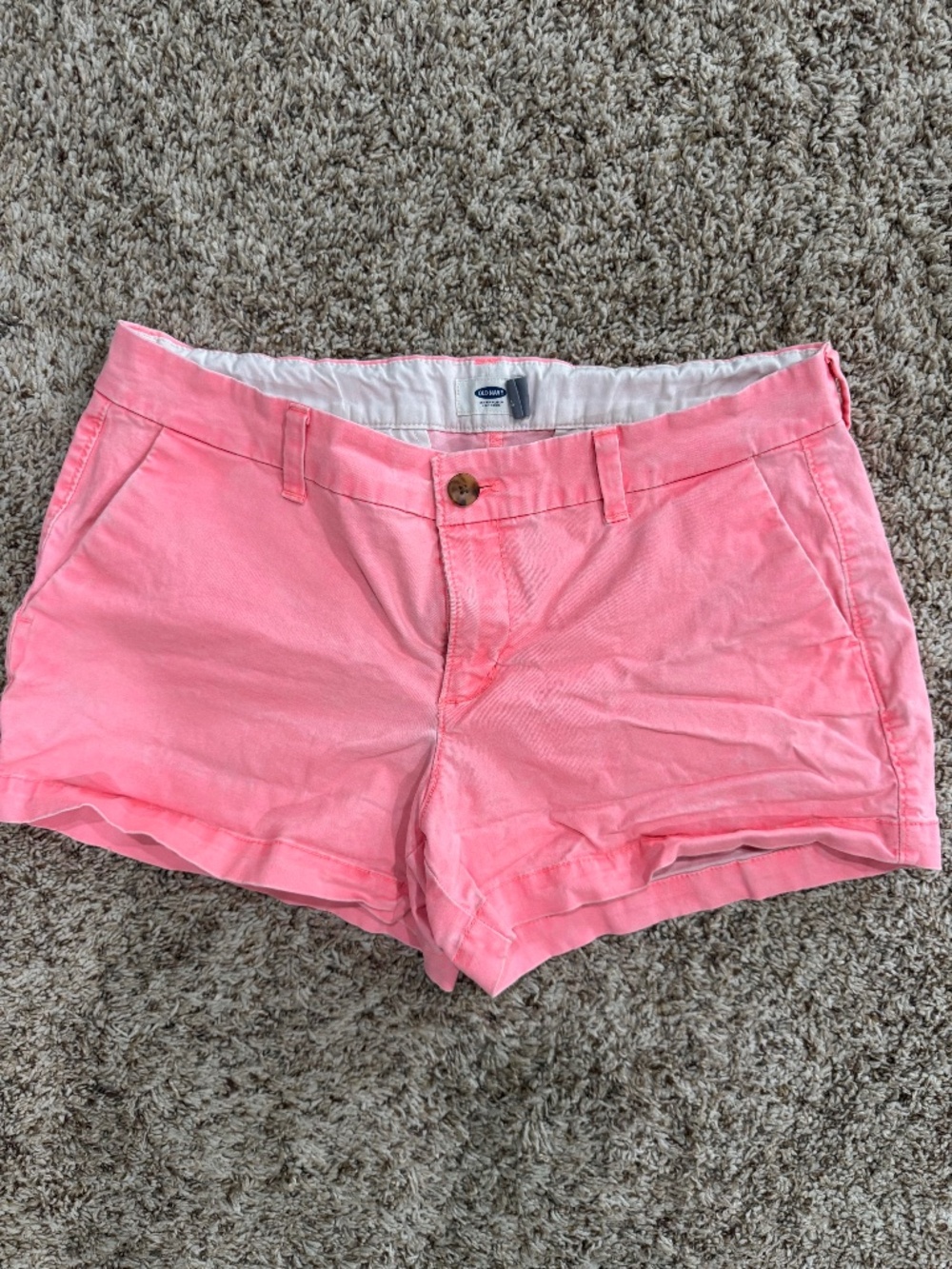 Old Navy Washed Orange Shorts size 8